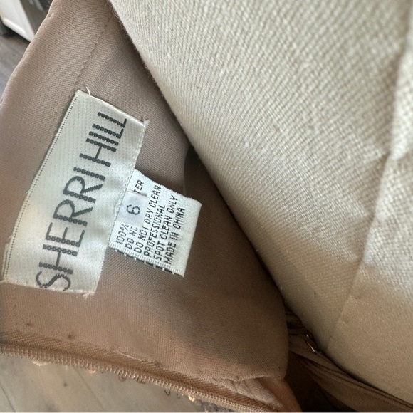 Sherri Hill Sweetheart Sequin Gown: Canary Yellow Gems - Picture 3 of 15